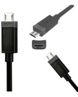CABLE DATA MICRO USB 1 METRO 3A 25W.
