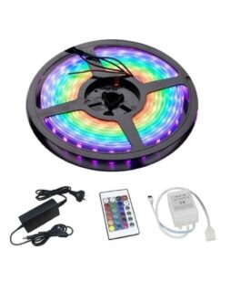 TIRA LED 5050 RGB 5 MTS CON CONTROL