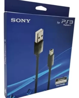 CABLE DE CARGA USB CON FILTRO PS3 SONY