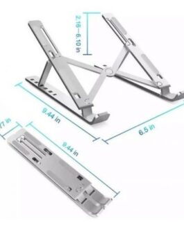 SOPORTE PLEGABLE METAL PARA NOTEBOOK Y TABLET