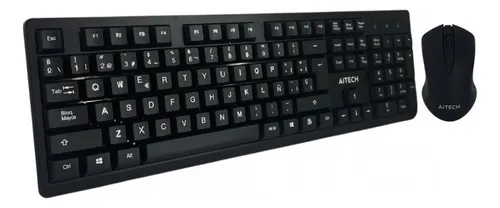 COMBO TECLADO + MOUSE INALAMBRICO AITECH - Image 2