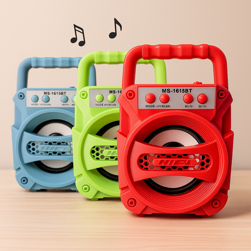 PARLANTE 3" PULGADAS BLUETOOTH RGB MS-1615 - Image 5