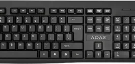 COMBO TECLADO + MOUSE CON CABLE USB