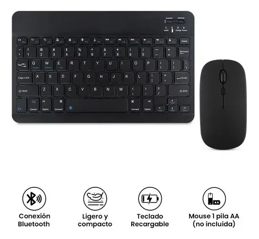 COMBO MINI TECLADO CON MOUSE INALAMBRICO - Image 3