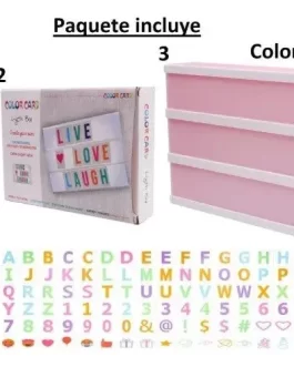 CARTEL LED LETRAS