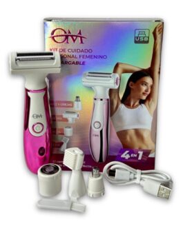 DEPILADORA 4 EN 1 RECARGABLE OM