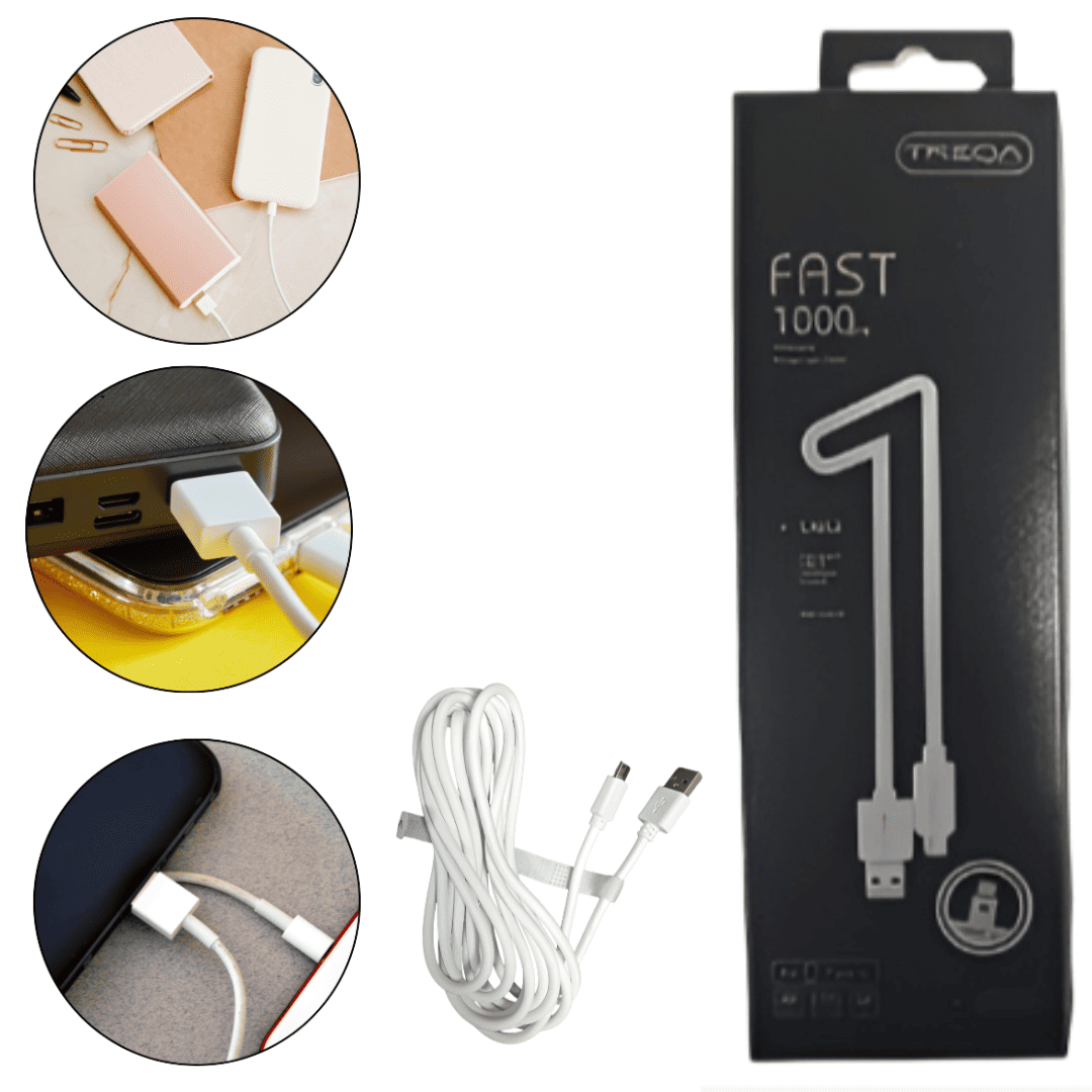 CABLE DATA TIPO C 1 METRO TREQA
