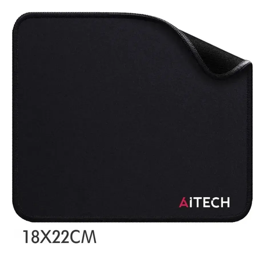 MOUSE PAD NEGRO AITECH - Imagen 2