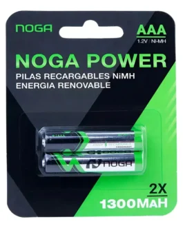 PILAS RECARGABLES AAA 1300MAH. X2 UNIDADES