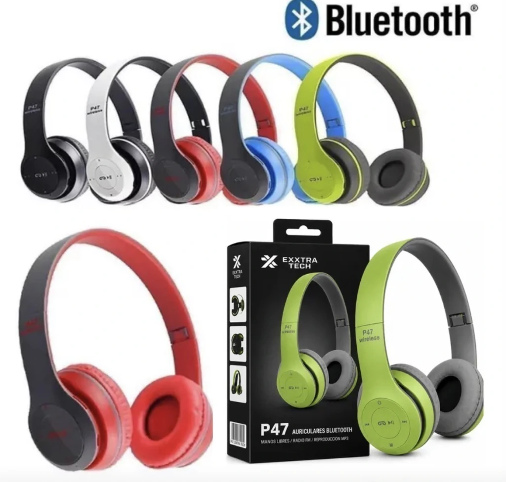 AURICULAR BLUETOOTH VINCHA P47 EXXTRA TECH - Imagen 2
